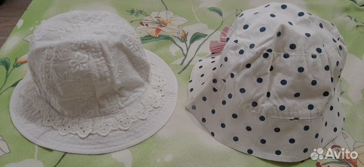 Шапки летние для девочки б/у
