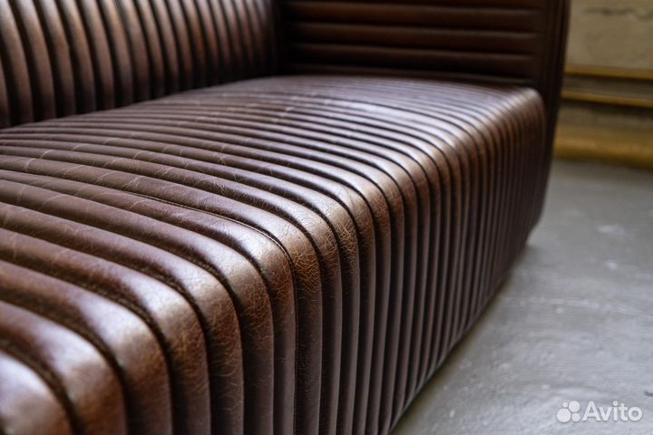 Кожаный диван. Лофт. Picky Leather Sofa