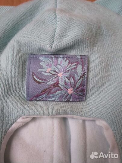 Шапка шлем для девочки р. 48-50