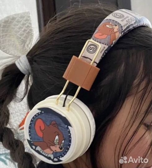 Беспроводные наушники Том и Джерри