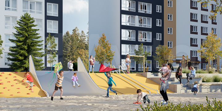 2-к. квартира, 58,9 м², 6/17 эт.