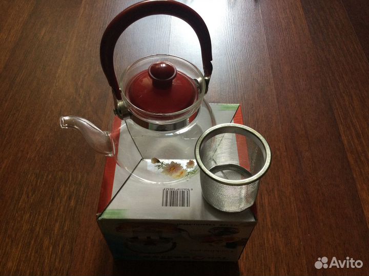 Чайник заварочный стеклянный