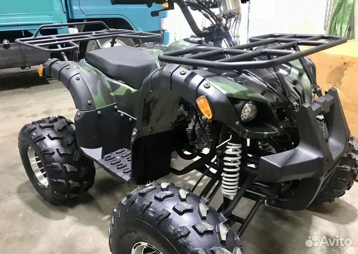 Детский квадроцикл Grizzly 125сс зеленый