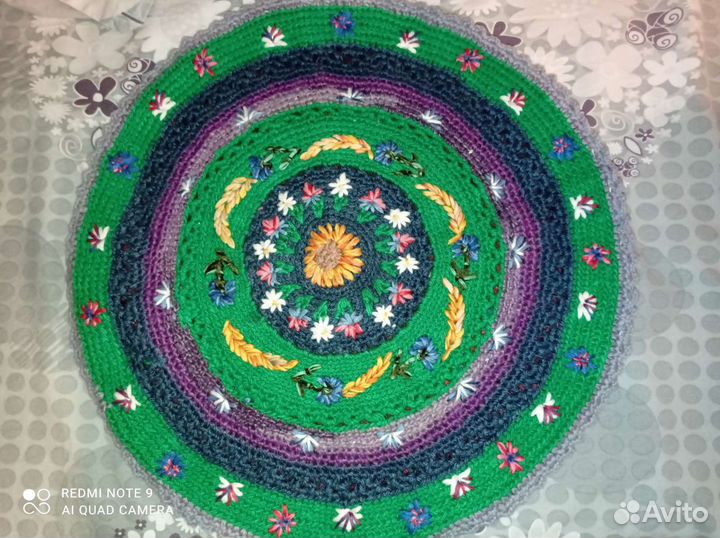 Наволочка декоративная, ручная работа