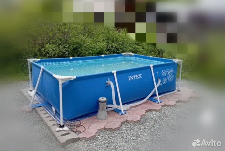 Каркасный бассейн 220 на 150