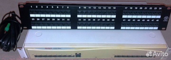 Телефонная станция, Avaya, патч-пане
