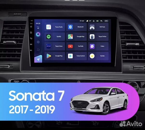 Магнитола Hyundai Sonata 7 LF 2017-19 3-32 8 ядер