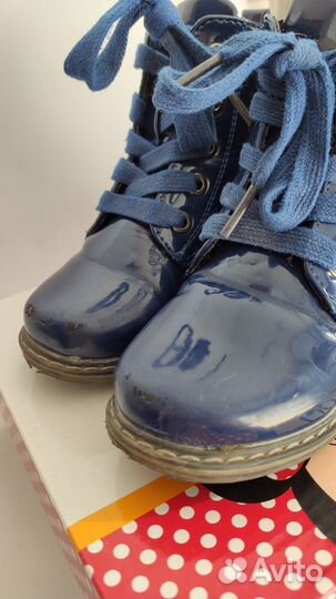 Ботинки демисезонные для девочки 23 размер осенние