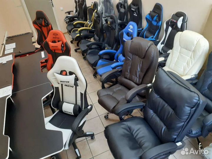 Игровое кресло офисное новое
