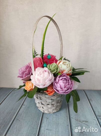 Мыло ручной работы букеты