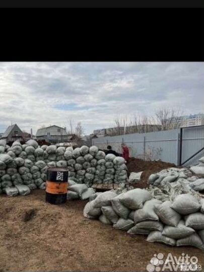 Навоз перегной в мешках