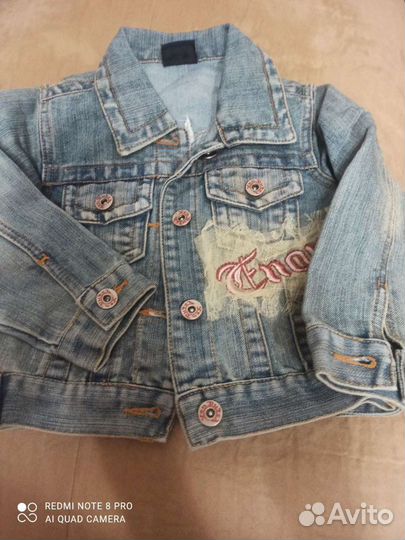 Джинсовый костюм для девочки