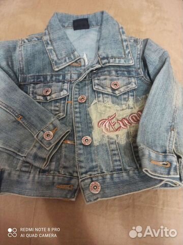 Джинсовый костюм для девочки