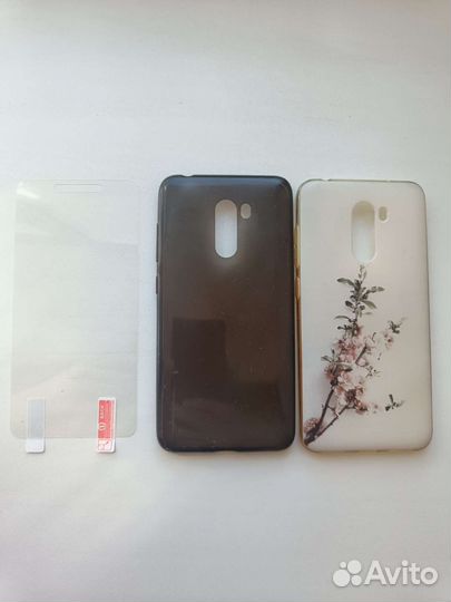 Пленка + 2 чехла на Xiaomi Pocophone F1