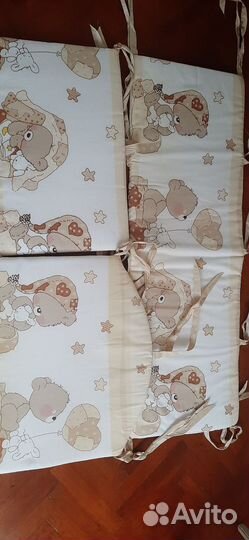 Бортики для кроватки в наборе