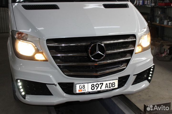 Бампер передний Maxton Mercedes Sprinter W906