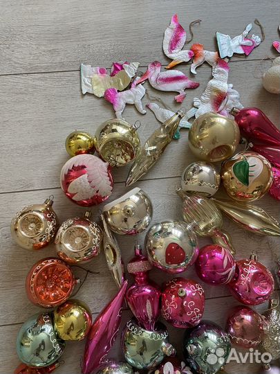 Елочные игрушки стекло
