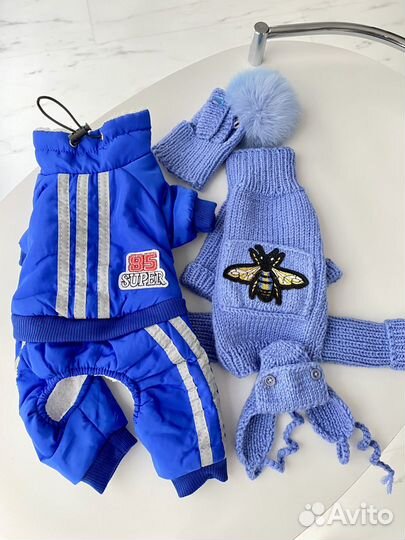 Зимний комбинезон для собак мелких пород