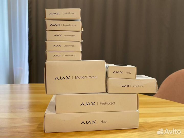 Ajax датчики протечки дыма двери хаб реле