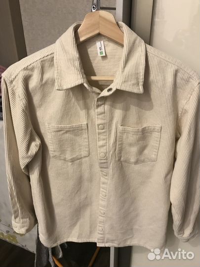 Рубашка вельветовая для девочки