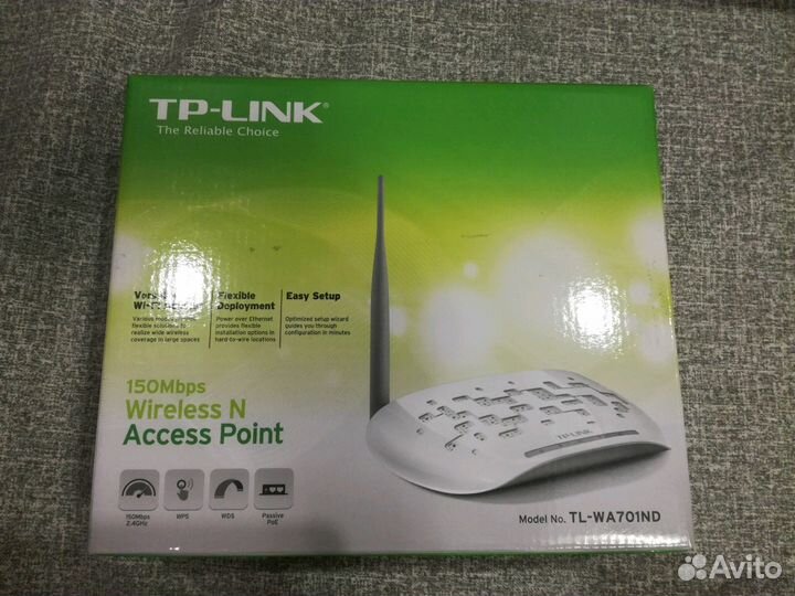 Точка доступа TP-link TL-wa701nd 150 Мбит/с