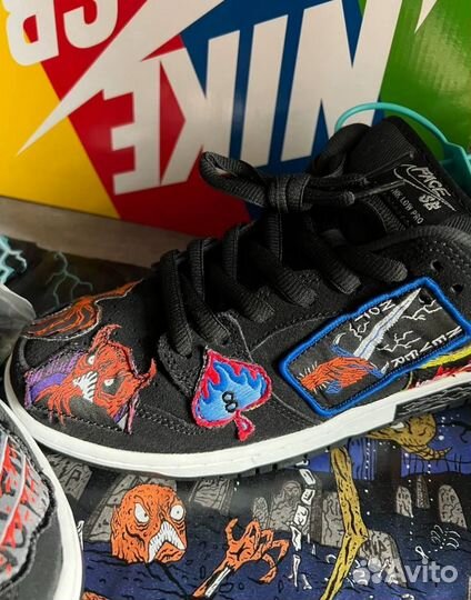 Nike Dunk Low Pro QS Neckface Оригинал Poizon