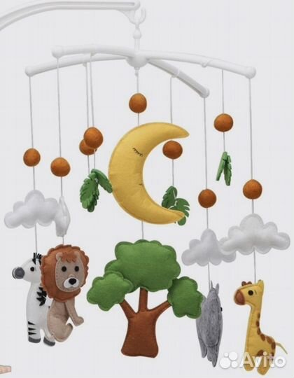 Мобиль из фетра