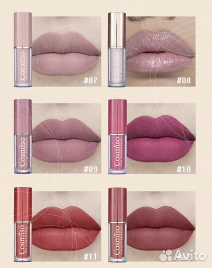 Набор помад для губ