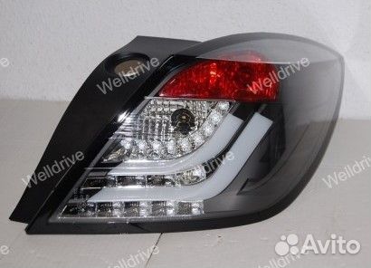 Фонари Opel Astra H 04-09 3D LED тонированные