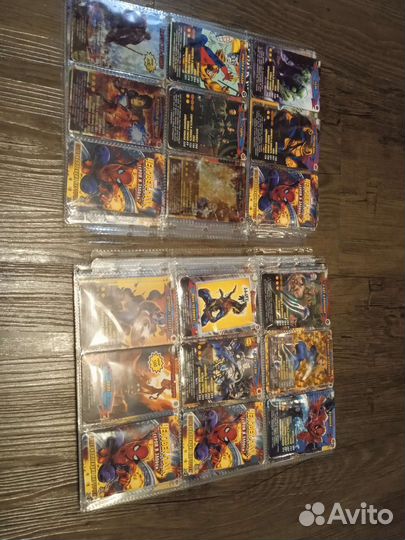 Карточки человек паук 2. 231 шт + с листами