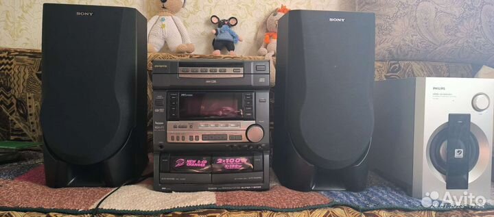 Музыкальный центр aiwa nsx f7+акус. sony