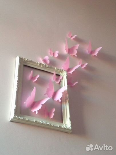 Бабочки на стену для декора фотозон, интерьера