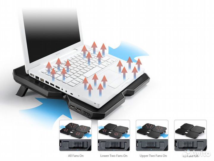 Подставка для ноутбука deepcool MultiCore X6