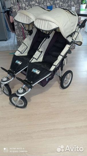 Коляска для двойни б/у