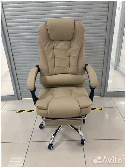 Кресло для руководителя эко кожа с массажем