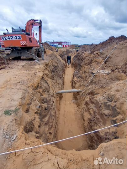 Водопровод, канализация, ливневка,теплотрасса