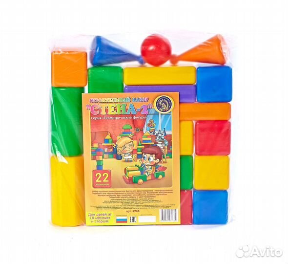 Строит.набор Стена-2 22 эл., 5245
