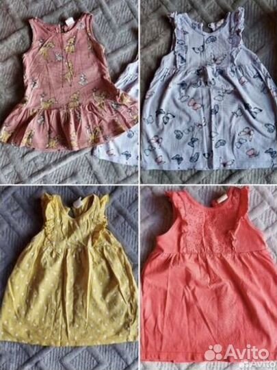 Пакет летних вещей на девочку 74-80
