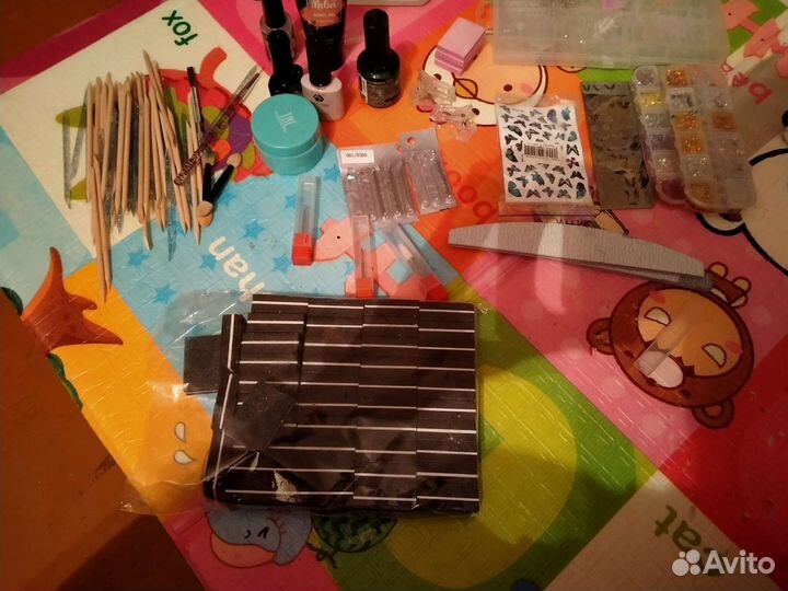 Набор для маникюра и наращивания ногтей