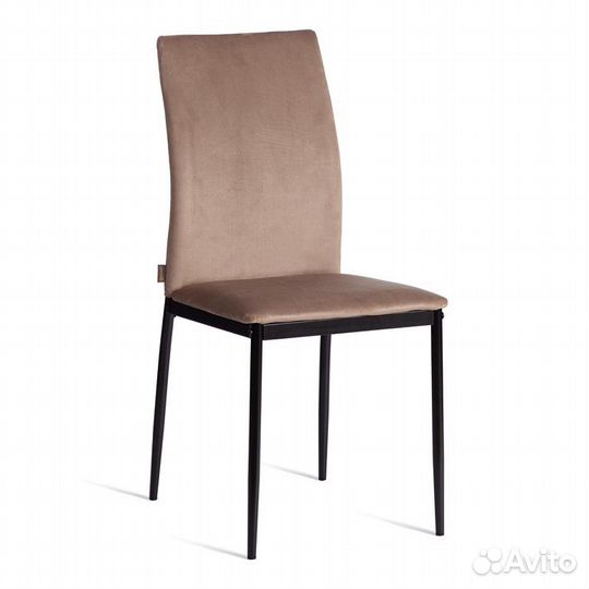 Стул capri (mod. BC565-DC) флок, Beige/черный