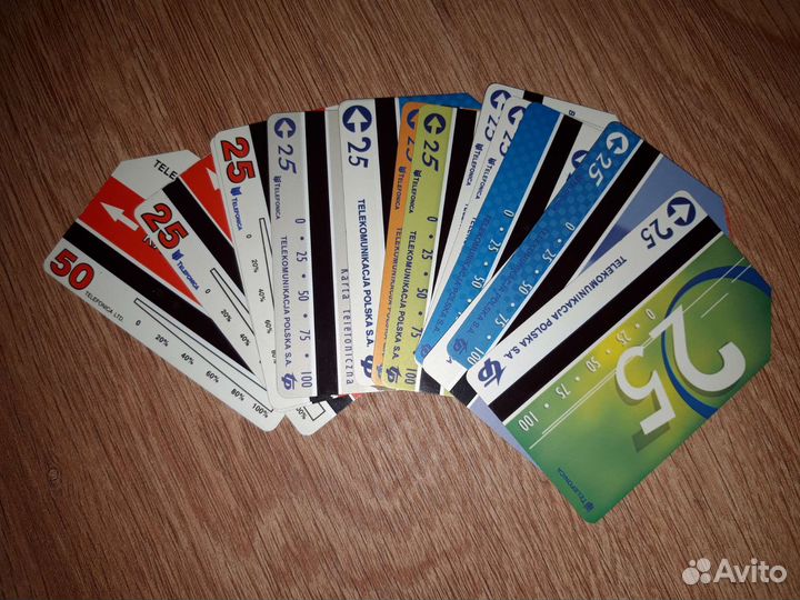 Набор карточек для телефонных аппаратов Польша