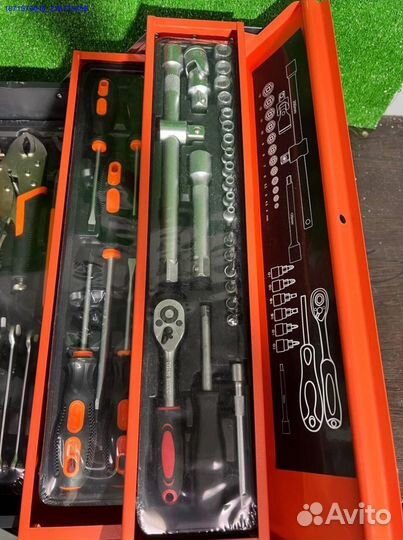 Набор 85 предметов металлический кейс (Арт.69818)