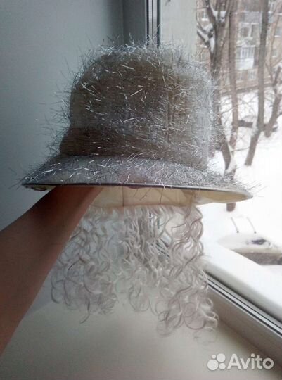 Шляпа, шапка, колпак новогодняя праздничная