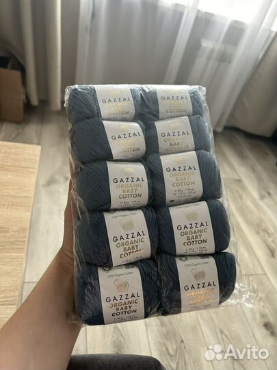 Пряжа gazzal organic baby cotton