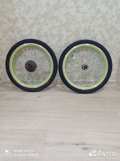 Колеса для велосипеда 20 дюймов