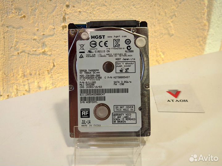 Жесткий диск для ноутбука Hgst 500GB SATA
