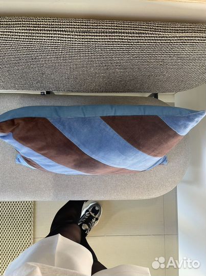 Подушка декоративная синяя/ пурпурная hkliving