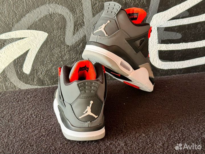 Кроссовки Nike Air Jordan 4 Retro Carbon Gray