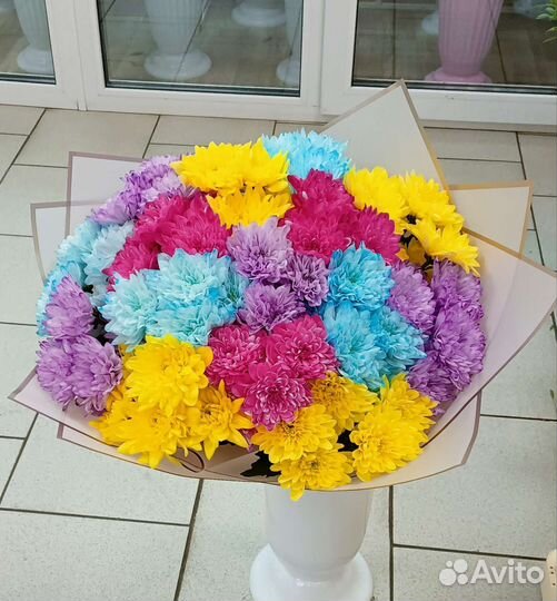 Букеты гиганты хризантемы