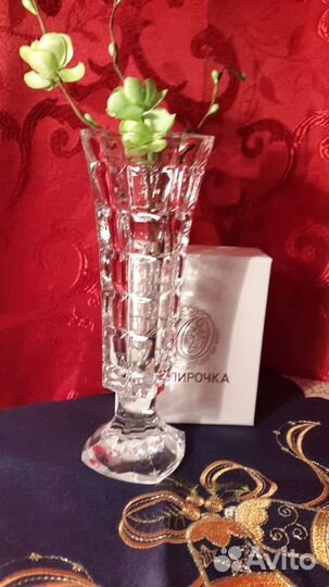 Хрустальная ваза чехия